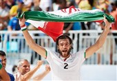 بازیکن مصدوم ایران آقای گل جام بین قاره‌ای فوتبال ساحلی شد + عکس