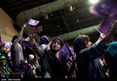 Rouhani Attends Gathering of His Female Supporters in Tehran