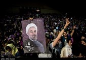Rouhani Attends Gathering of His Female Supporters in Tehran
