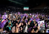Rouhani Attends Gathering of His Female Supporters in Tehran