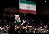 Rouhani Attends Gathering of His Female Supporters in Tehran