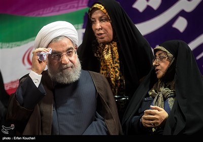 Rouhani Attends Gathering of His Female Supporters in Tehran