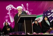 Rouhani Attends Gathering of His Female Supporters in Tehran