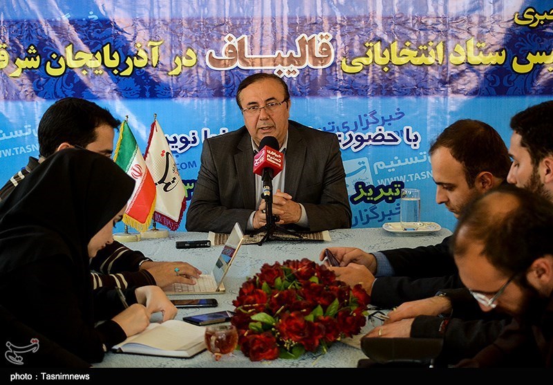 نشست خبری رئیس ستاد انتخاباتی قالیباف در آذربایجان شرقی به روایت تصویر