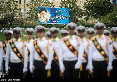 ایرانی کیڈٹس کی پاسنگ آوٹ پریڈ کی تصویری جھلکیاں