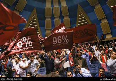 هواداران محمد باقر قالیباف نامزد دوازدهمین دوره انتحابات ریاست جمهوری 