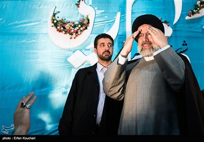 حضور حجت‌الاسلام سیدابراهیم رئیسی در مصلی اسلامشهر