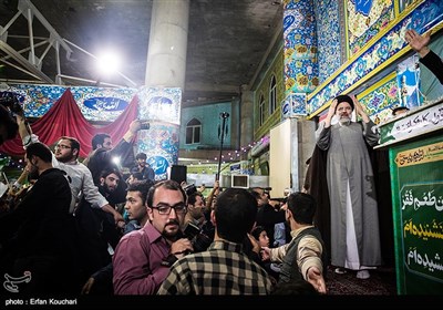  Presidential Candidate Raisi Addresses Campaign Rallies near Tehran 