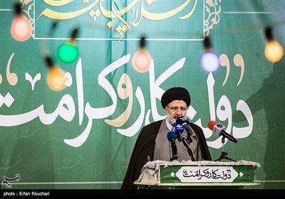  Presidential Candidate Raisi Addresses Campaign Rallies near Tehran 