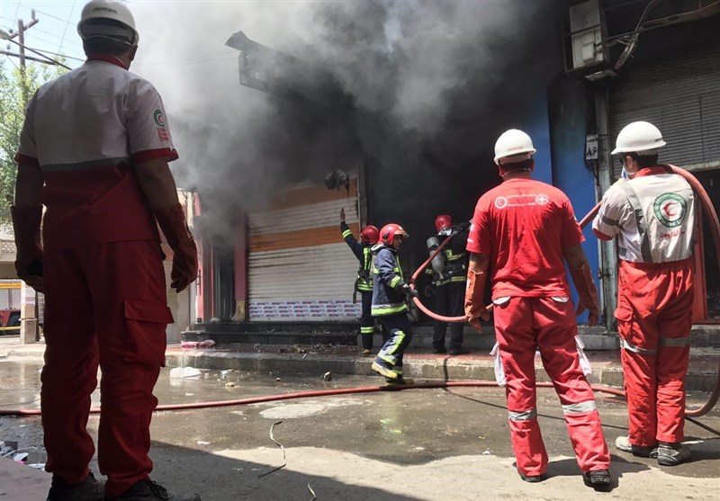 7 آتش‌نشان مصدوم اهوازی از بیمارستان ترخیص شدند