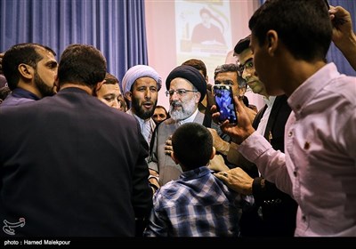 Teachers Supporting Presidential Candidate Raisi Hold Mass Meeting in Tehran