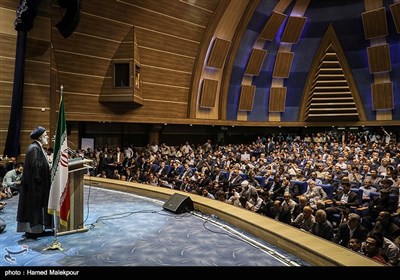 Teachers Supporting Presidential Candidate Raisi Hold Mass Meeting in Tehran