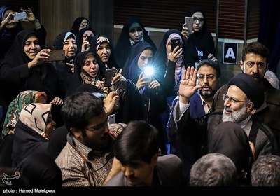 Teachers Supporting Presidential Candidate Raisi Hold Mass Meeting in Tehran