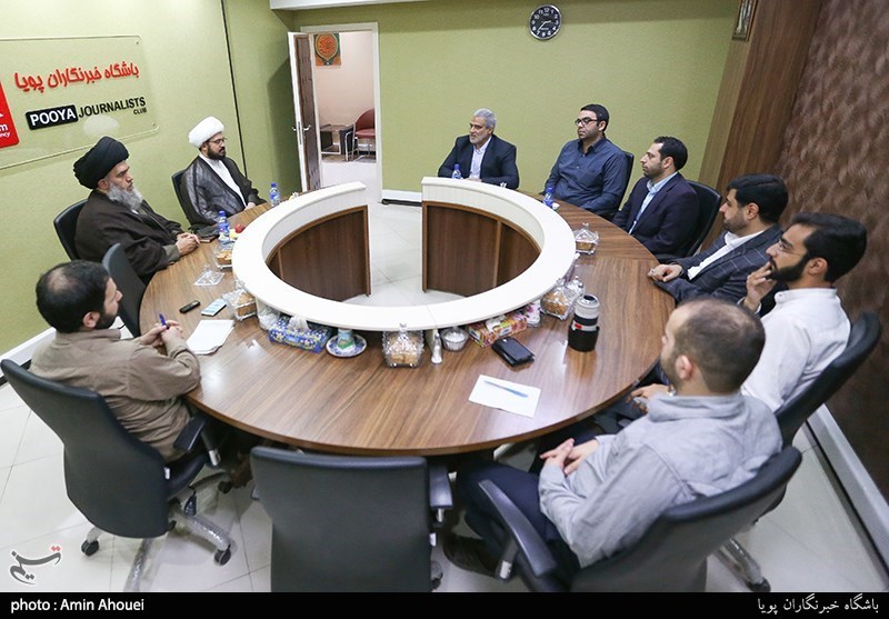 بازدید حجت الاسلام مومنی از باشگاه خبرنگاران پویا