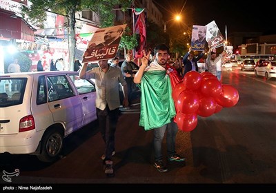 تبلیغات کاندیدای انتخابات ریاست جمهوری در مشهد