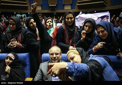 Female Supporters of Presidential Candidate Qalibaf Convene in Tehran