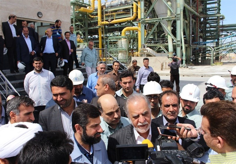 آغاز به کار ‌نخستین کارخانه تولید آهن اسفنجی در شادگان ‌+ تصاویر