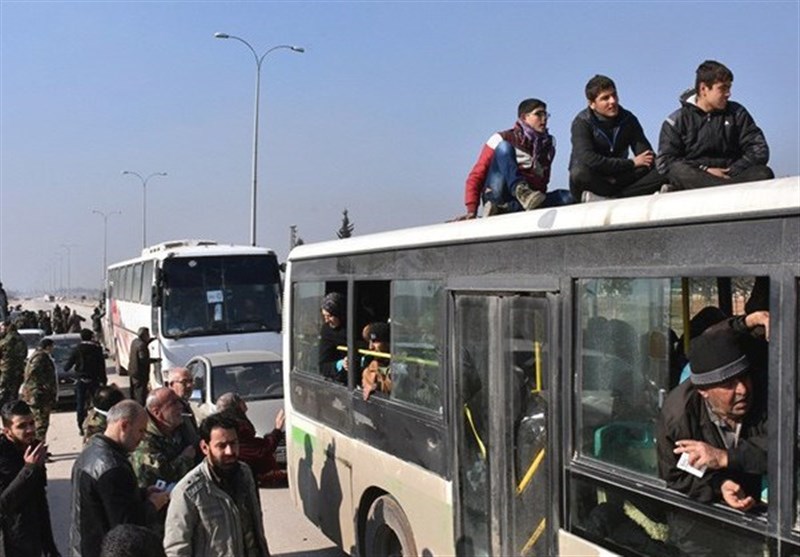 مسلحو القابون شرق دمشق إلى إدلب الیوم