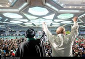 اجتماع حامیان رئیسی در مصلای تهران