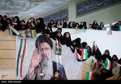 Presidential Candidate Raisi Addresses Mass Gathering of His Supporters in Tehran