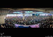 نمای دیدنی از خیزش 300 هزار نفری مردم تهران در حمایت از رئیسی + فیلم