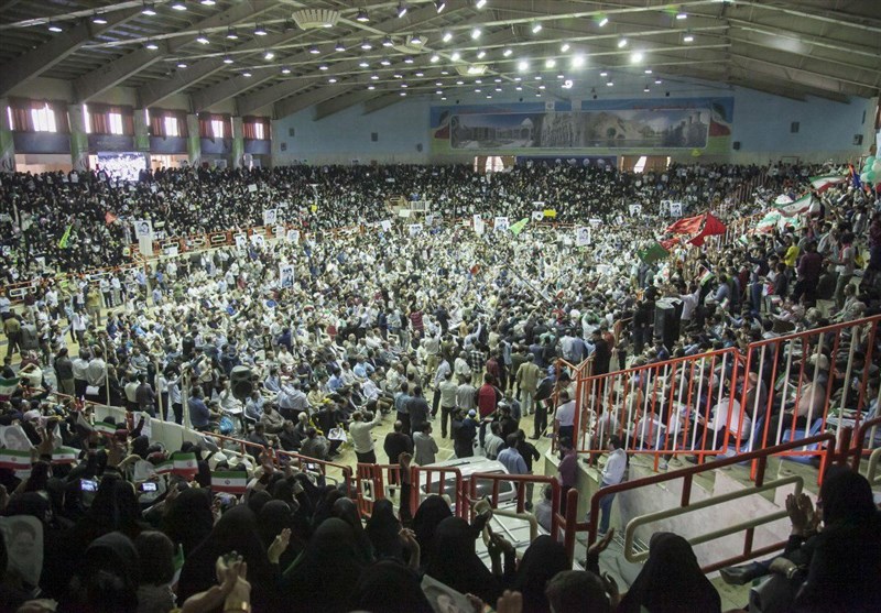 ‌قیام مرزداران غیور کرمانشاه در حمایت از حجت‌الاسلام رئیسی‌ + تصاویر