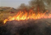 آتش‌سوزی انبار کارخانه کرمان موتور بم مهار شد‌