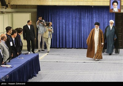 Ayatollah Khamenei Casts Vote in Iran’s Elections