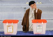 Ayatollah Khamenei Casts Vote in Iran’s Elections