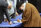 Ayatollah Khamenei Casts Vote in Iran’s Elections