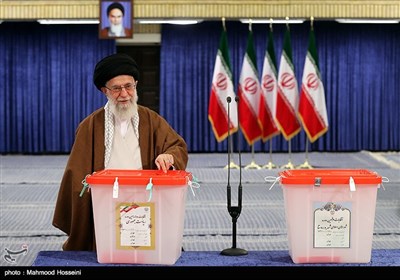 Ayatollah Khamenei Casts Vote in Iran’s Elections