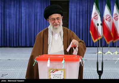 Ayatollah Khamenei Casts Vote in Iran’s Elections