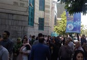 حماسه مردم خوزستان از ساعات اولیه پای صندوق‌های رای در قاب تصویر
