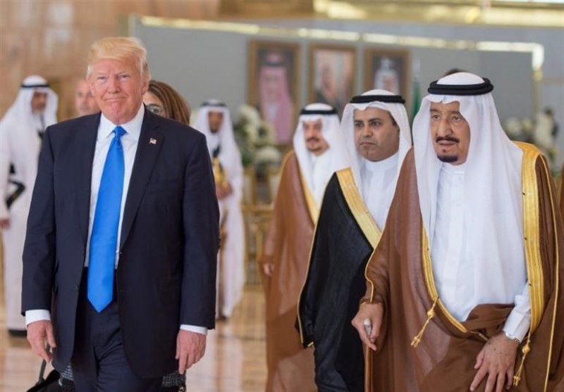 آغاز مذاکرات رسمی ترامپ با شاه سعودی