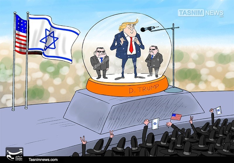 ٹرمپ کا مقبوضہ فلسطین میں امریکہ اور اسرائیل مخالف نعروں سے استقبال