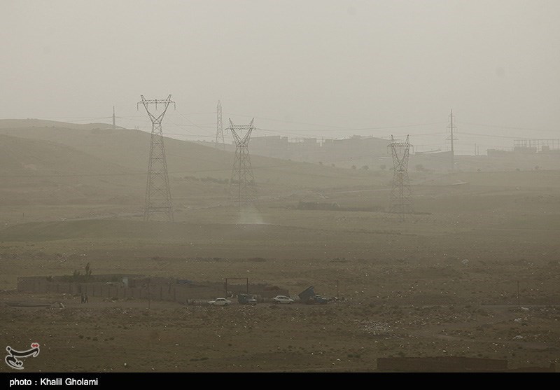 نواحی مرزی استان کرمانشاه غبارآلود می‌شود