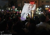 احتفال أنصار الرئیس روحانی بنتائج الانتخابات