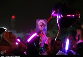 احتفال أنصار الرئیس روحانی بنتائج الانتخابات