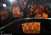 احتفال أنصار الرئیس روحانی بنتائج الانتخابات