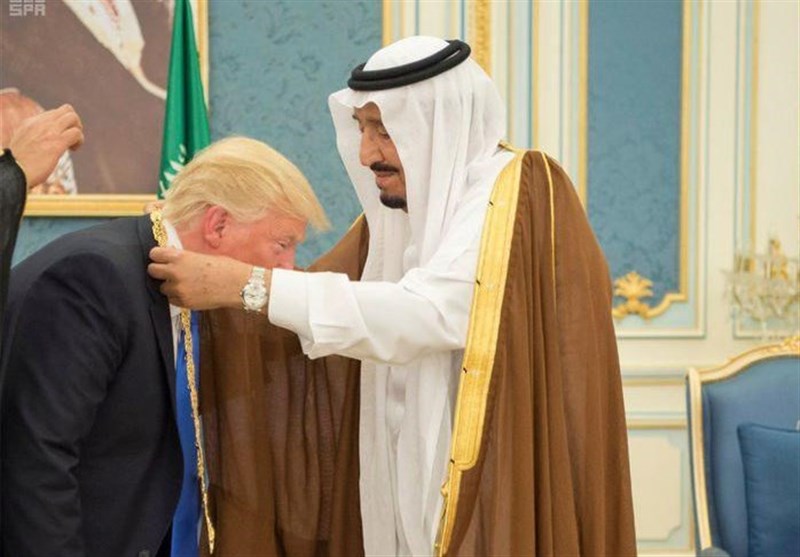 جزئیاتی از دیدار 2 ساعته ترامپ با شاه سعودی
