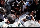 تشییع شهید مدافع حرم علیرضا قبادی در کرج