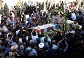 تشییع شهید مدافع حرم علیرضا قبادی در کرج