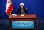 عاجل/ روحانی: الشعب الایرانی اراد ان یقول لشعوب المنطقة نحن بجانبکم