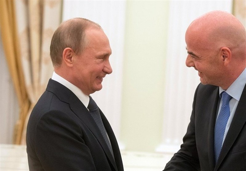 رئیس فیفا به دیدار پوتین می‌رود