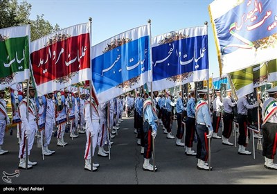 مراسم صبحگاه مشترک دژبان کل ارتش