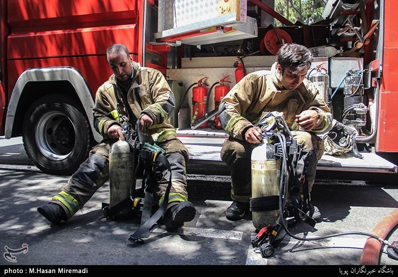آتش‌سوزی در هتل آپادانای تهران
