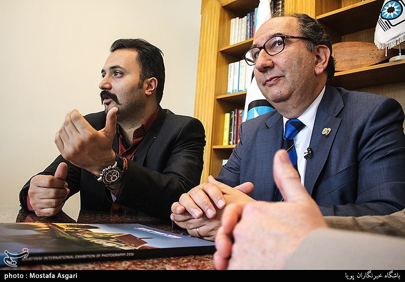 علی سامعی نماینده فیاپ در ایران ، ریکاردو بوسی رئیس فیاپ از ایتالیا