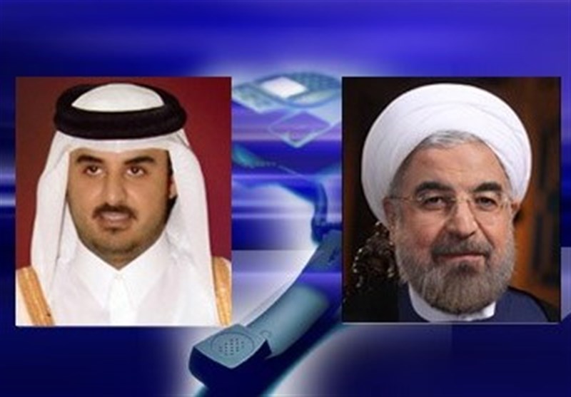مباحثات هاتفیة بین أمیر قطر و روحانی .. الدوحة تبحث عن حلفاء أقویاء فی المنطقة