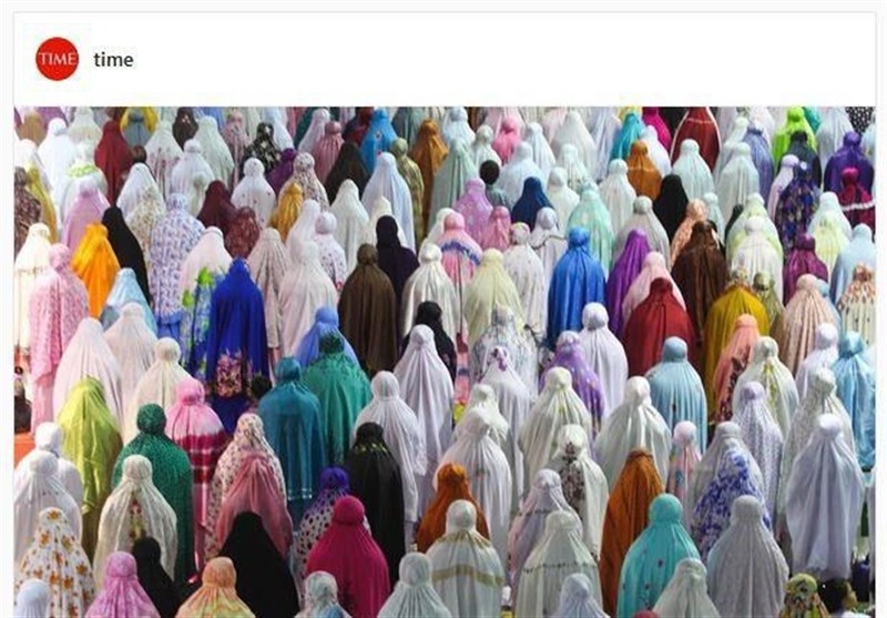 عکس مجله تایم از نماز زنان مسلمان اندونزی