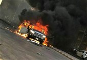 انفجار خودروی بمبگذاری شده در قطیف عربستان+فیلم